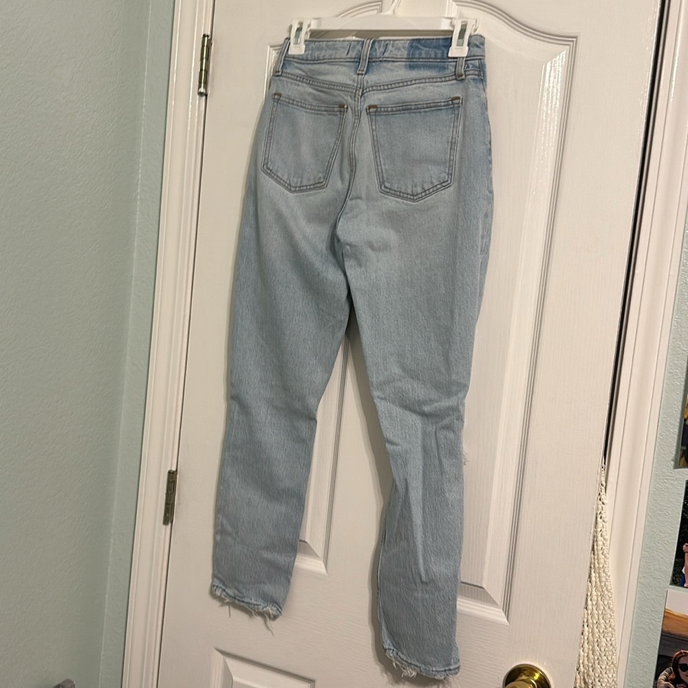 abercrombie curve love mom high rise jeans